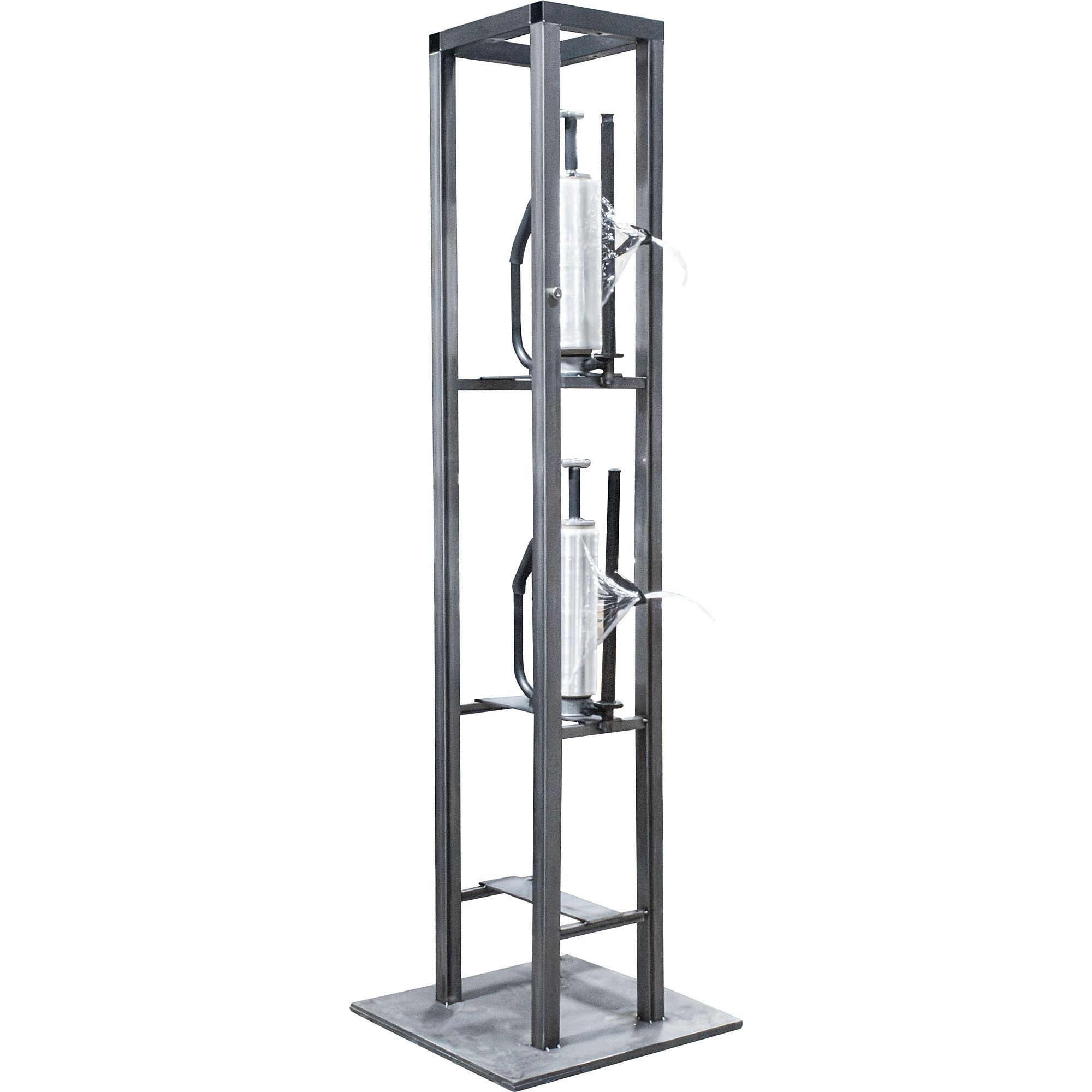 Encore Packaging Roping Mast Pallet Tower — For Pre-Stretch Film, 2-3in. Core, 12-20in. Roll Range, Model# EP-892